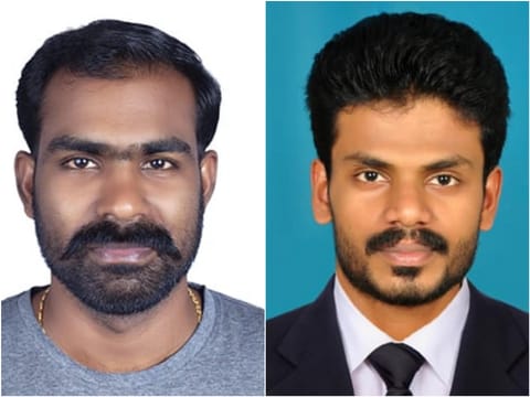 Abhilash Kunjappy (left) and Jibin Peter