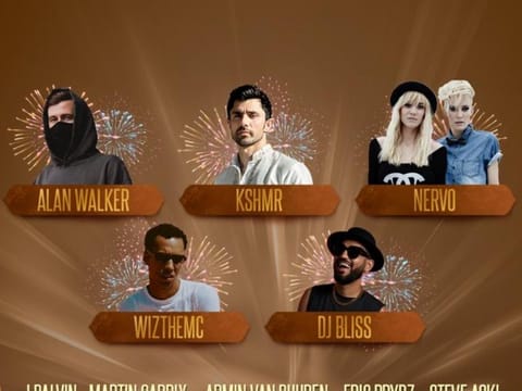 Iver 100 international artists across five stages, all in one place, for four nights of non-stop music magic.