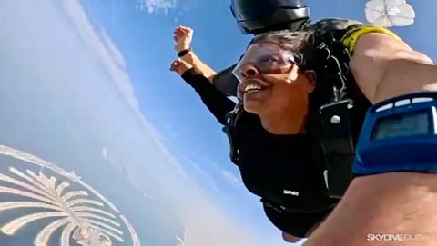 Leela Jose P proved age is just a number when it comes to chasing thrills and pursuing dreams.