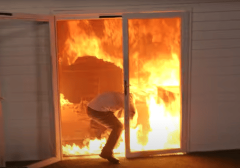 MrBeast was overheard in the video saying: "Hurry up! The house is about to collapse..." in his latest video stunt that has gone viral.