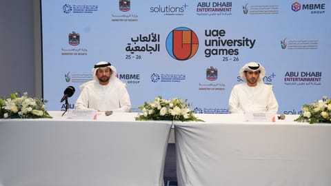 Sheikh Suhail Bin Butti Al Maktoum, Assistant Under-Secretary and Abdullah Al Mansoori, Acting Head of ADEC.