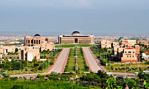 Quaid-i-Azam University led country in 401–500 band, with several others, including Air University, COMSATS Islamabad, and NUST, appearing in the 601–800 range.