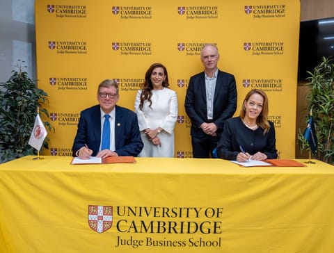 In the presence of Sheikha Bodour bint Sultan Al Qasimi, President of the American University of Sharjah (AUS), during the launch of AUS’s 'Community Connect' initiative.