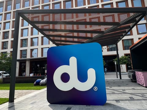 The du headquarters at Dubai Hills