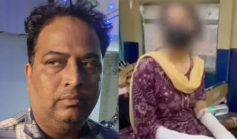 Police said Khan’s daughter poured acidic toilet cleaner on her own hands to simulate burns, while her brother helped stage the scene.