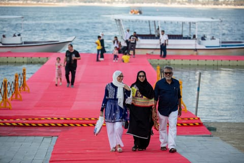 Visitors to Sharjah International Book Fair can now use special shuttle bus and boat services from Dubai to Ajman.