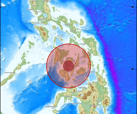 Pre-dawn earthquake: Magnitude 5.5 tremor rattles central Philippines