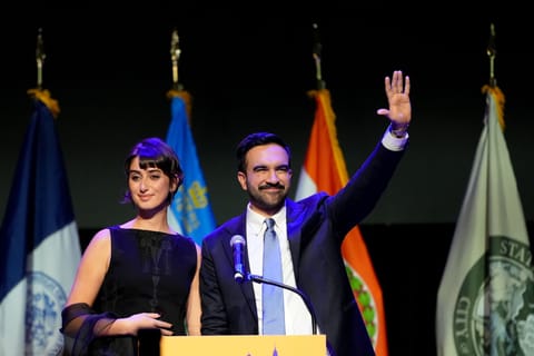 Zohran Mamdani and Rama Duwaji