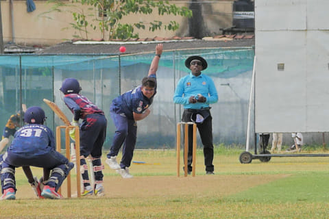 Watch: Mahidhaar, a Dubai kid who can bowl with both hands