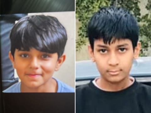 Hammad Asif (left) and Omar Asif Mohammed Asif.
