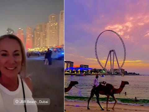 Evening stroll along Dubai's iconic Jumeirah Beach Residence (JBR) became viral
