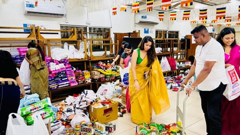 The Sri Lankan Consulate in Dubai is open 24x7 to accept relief materials till Sunday