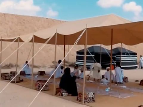 Sheikh Hamdan says the desert remains a place of learning, resilience and identity.
