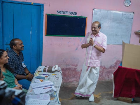 Jet, helicopter, vote: Lulu boss Yusuffali covers 3,000 km to cast ballot in Kerala