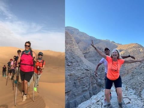 Words of advice from professional hikers, Amy Subaey, Debbie Nicol (right) and Sumeet Punjabi: For one, start with a guide. Don't go solo.