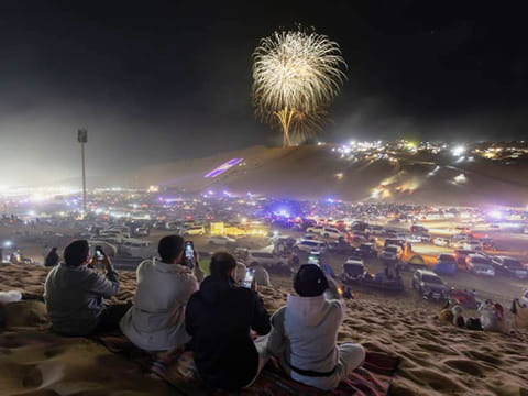 Adventure seekers and families flock to the UAE desert for thrilling competitions and cultural experiences.
