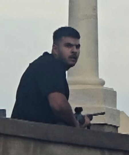 Bondi Beach terror attack: Naveed Akram (holding a rifle) and his father Sajid (not in photo) were identified as father-son duo who carried out the Bondi beach mass shooting.