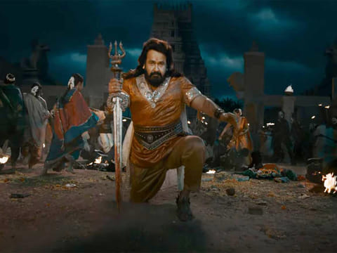 Mohanlal in Vrusshabha teaser (