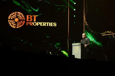 Group CEO Ali Riaz Malik during the celebration at Coca-Cola Arena