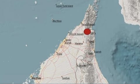 Minor earthquake recorded south of Musandam, tremor felt lightly in UAE
