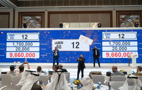 Plate number 12 steals the show as RTA auction hits Dh109 million