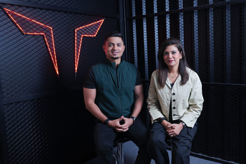Wajdan Gul and Anam Khalid, founders of Squatwolf.