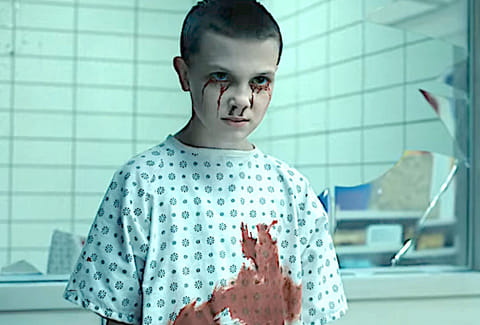 Millie Bobby-Brown in Stranger Things.