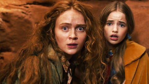 Sadie Sink and Nell Fisher in Stranger Things Season 5.