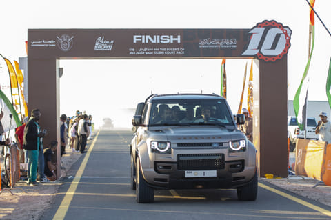 Sheikh Mohammed attends thrilling Al Salam Cycling Championship race