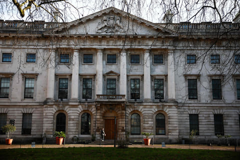 The former Royal Mint site in London on December 6, 2024, where China plans to build a new embassy.