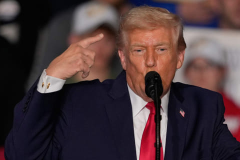 President Donald Trump speaks about the economy at a rally Tuesday, Jan. 27, 2026, in Clive, Iowa. (AP Photo/Charlie Neibergall) (Photo: AP)