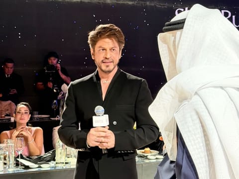 Shah Rukh Khan at the Dubai Mall Global Fashion Awards