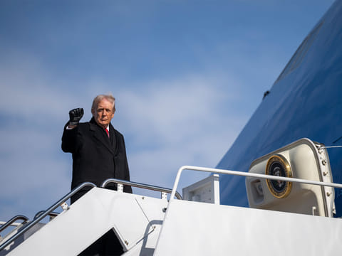 US President Donald Trump
