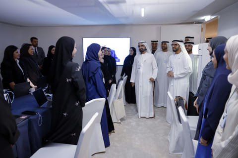 Mohammed bin Rashid visits media centre, operations & cybersecurity centre at World Governments Summit 2026
