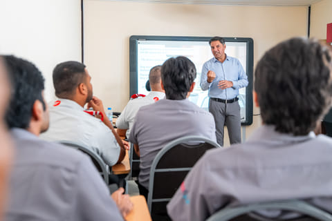 Specialised courses focus on safety, public conduct and accident prevention.