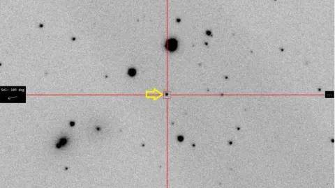 High-energy optical event tracked using rapid photometry and multi-filter analysis.