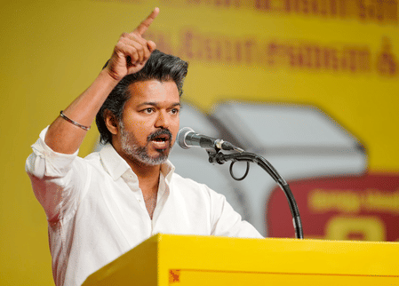 Actor and politician Vijay