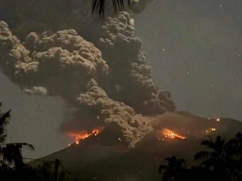 Mount Kanlaon, a volcano in central Philippines, erupted late on Thursday, Feb. 26, 2026.