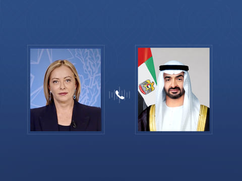 UAE President, Italy PM discuss regional developments