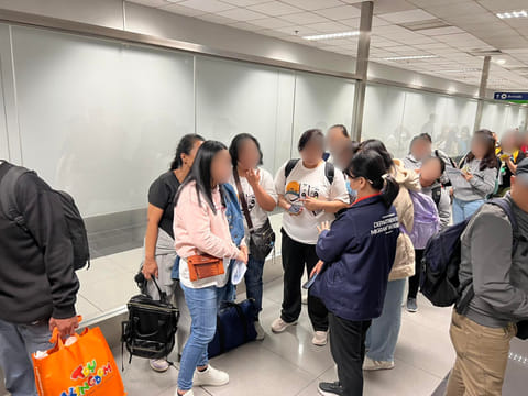 A total of 57 Abu Dhabi-bound OFWs who were stranded at Hong Kong International Airport have safely returned to Manila on March 2, 2026