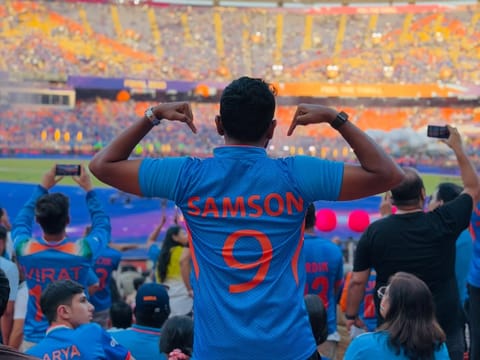 Sanju Samson’s fan Basil Joseph has his share of limelight at T20 World Cup