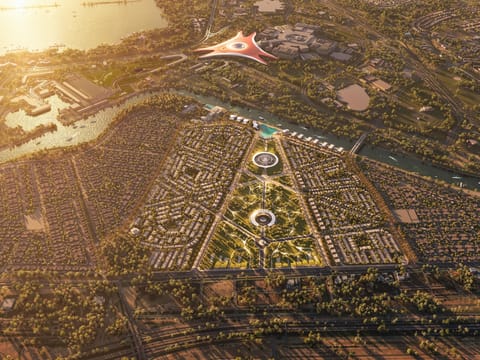 The master plan for Manchester City Yas Residences by Ohana