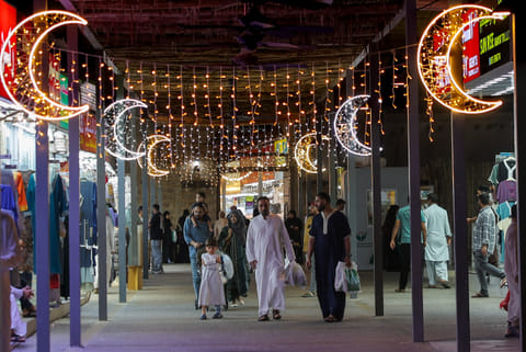 File photo of people shopping for Eid-Al-Fitr in Sharjah.