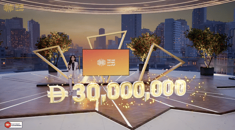 UAE Lottery show host Diala Makki during Lucky Day Draw No. 260321
