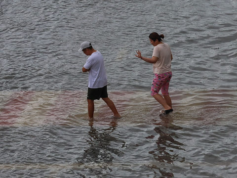 Downpour hits Sharjah, teams move quickly to clear roads