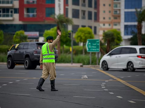 Dubai Police issue rain alert, urge motorists to drive with caution