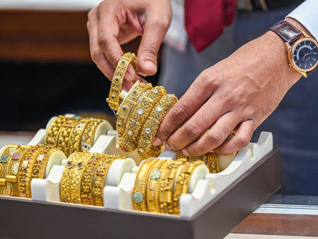 In Dubai, 24K gold opened at Dh568.25 per gram on Monday morning, unchanged from Sunday evening’s close.