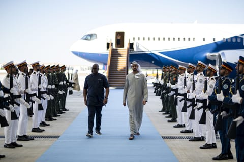 Sheikh Mohamed receives DR Congo President Tshisekedi, discuss economic ties and regional security