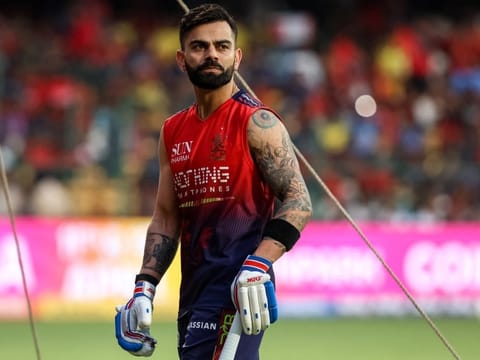Royal Challengers Bengaluru's Indian cricket player Virat Kohli praised Sarfaraz Khan for his performance