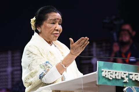 Bhosle’s career, which spanned decades and crossed genres, from classical and ghazals to pop and film music, cemented her as a defining voice in Indian music history.
